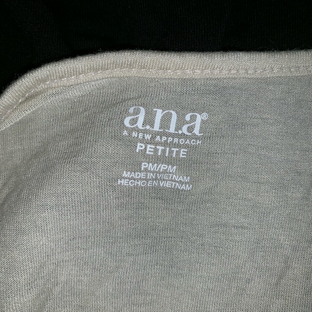 A.N.A satin multicolored tank top size PM - Picture 5 of 5